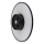 Globo - Iluminação de parede exterior LED LED/15W/230V 3000/4000/6000K diâmetro 25,2 cm IP44 preto