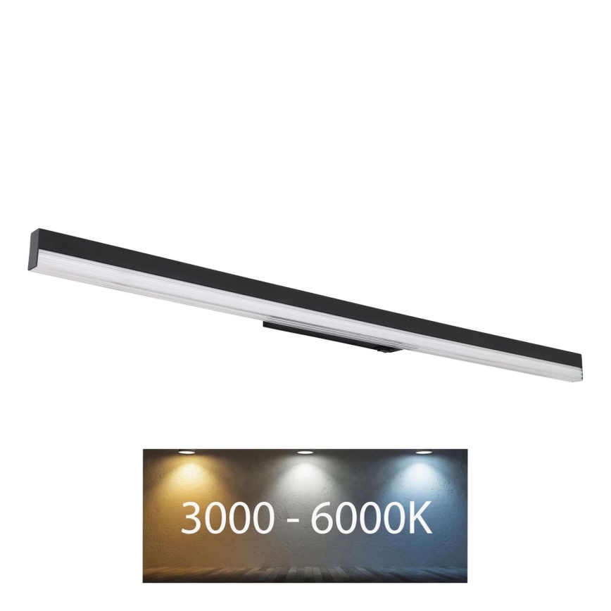 Globo - Iluminação de parede LED LED/18W/230V 3000/6000K 80 cm preto