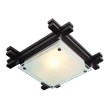 Globo - Iluminação de teto 1xE27/60W/230V pinho