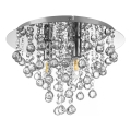 Globo - Iluminação de teto 3xE14/40W/230V diâmetro 38 cm cromado brilhante