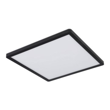 Globo - Iluminação de teto de casa de banho LED com regulação LED/18W/230V 29,4x29,4 cm IP44 preto