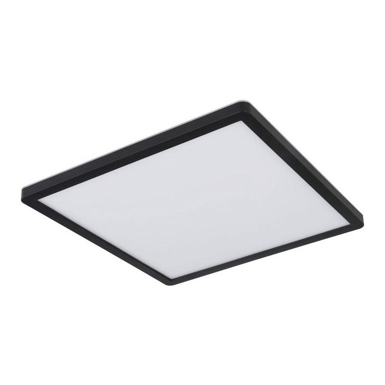 Globo - Iluminação de teto de casa de banho LED com regulação LED/18W/230V 29,4x29,4 cm IP44 preto