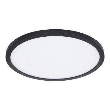 Globo - Iluminação de teto de casa de banho LED com regulação LED/24W/230V diâmetro 42 cm IP44 preto