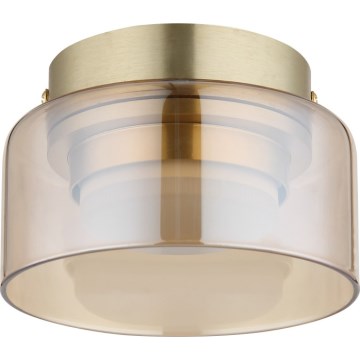 Globo - Iluminação de teto LED 1xGX53/6W/230V diâmetro 13 cm fumado/castanho