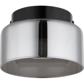 Globo - Iluminação de teto LED 1xGX53/6W/230V diâmetro 13 cm fumado/preto