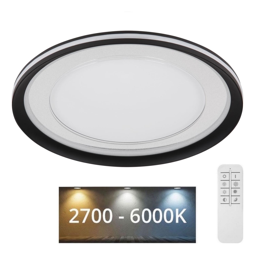 Globo - Iluminação de teto LED com regulação LED/24W/230V 2700-6000K + controlo remoto