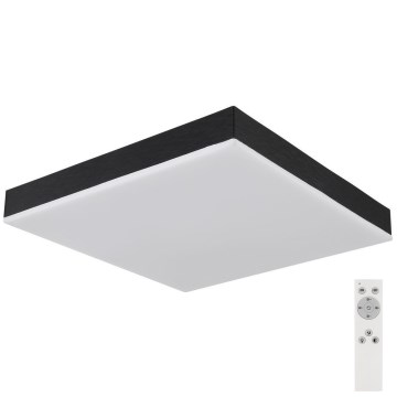 Globo - Iluminação de teto LED com regulação LED/24W/230V 2700-6500K preto + controlo remoto