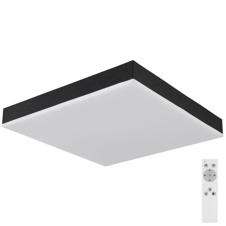 Globo - Iluminação de teto LED com regulação LED/24W/230V 2700-6500K preto + controlo remoto