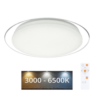 Globo - Iluminação de teto LED com regulação LED/30W/230V 3000-6500K + comando