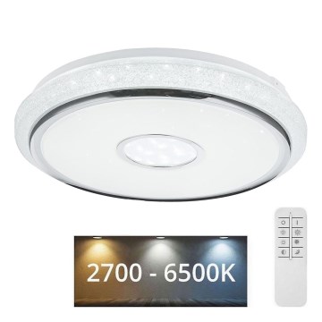 Globo - Iluminação de teto LED com regulação LED/40W/230V 2700-6500K + comando