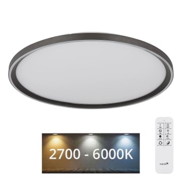 Globo - Iluminação de teto LED com regulação LED/48W/230V 2700-6000K + comando diâmetro 50 cm