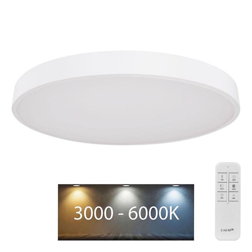Globo - Iluminação de teto LED com regulação LED/48W/230V 3000-6000K + comando
