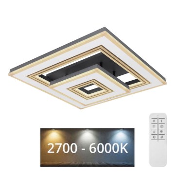 Globo - Iluminação de teto LED com regulação LED/50W/230V 2700-6000K + comando