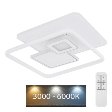 Globo - Iluminação de teto LED com regulação LED/50W/230V 3000-6000K + controlo remoto