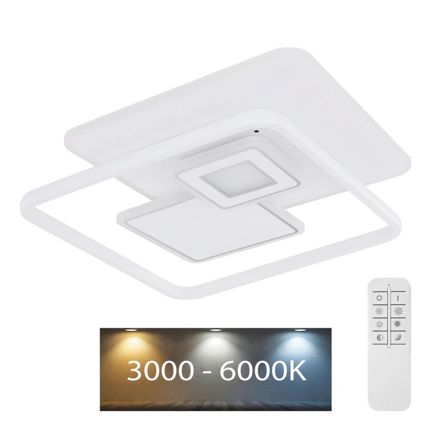 Globo - Iluminação de teto LED com regulação LED/50W/230V 3000-6000K + controlo remoto