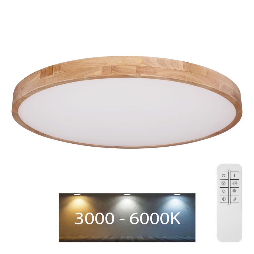 Globo - Iluminação de teto LED com regulação LED/60W/230V 3000-6000K + controlo remoto