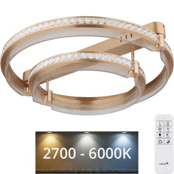 Globo - Iluminação de teto LED com regulação LED/78W/230V 2700K-6000K + comando