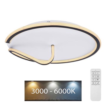 Globo - Iluminação de teto LED com regulação RODAN LED/50W/230V 3000-6000K + comando