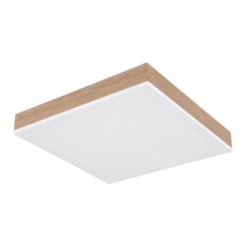 Globo - Iluminação de teto LED LED/12W/230V 30x30 cm castanho