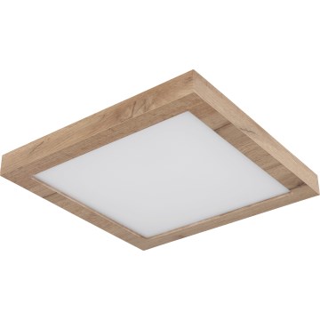 Globo - Iluminação de teto LED LED/16W/230V castanho