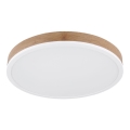 Globo - Iluminação de teto LED LED/24W/230V diâmetro 45 cm castanho