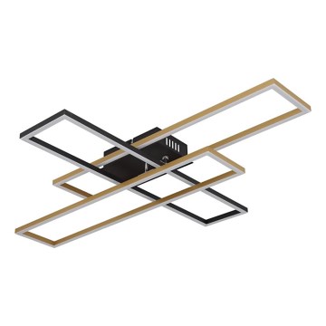 Globo - Iluminação de teto LED LED/40W/230V 3000K 60x80 cm preto/dourado