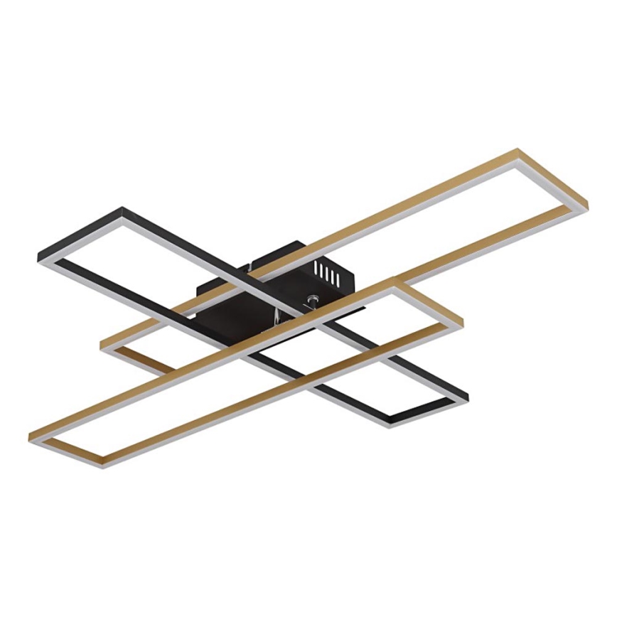 Globo - Iluminação de teto LED LED/40W/230V 3000K 60x80 cm preto/dourado