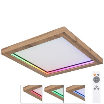 Globo - Iluminação de teto LED RGBW com regulação LED/24W/230V 2700-6000K + controlo remoto