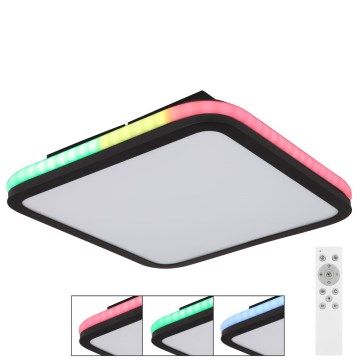 Globo - Iluminação de teto LED RGBW com regulação LED/40W/230V 2700-6500K + controlo remoto