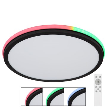 Globo - Iluminação de teto LED RGBW com regulação LED/40W/230V 2700-6500K + controlo remoto