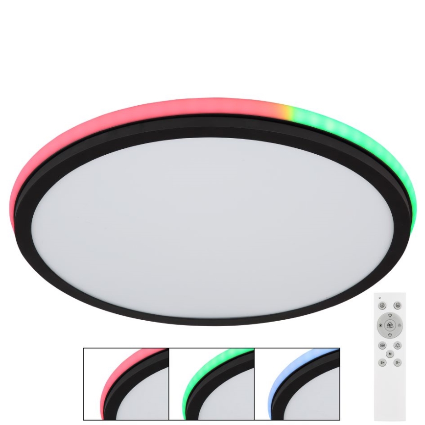 Globo - Iluminação de teto LED RGBW com regulação LED/40W/230V 2700-6500K + controlo remoto