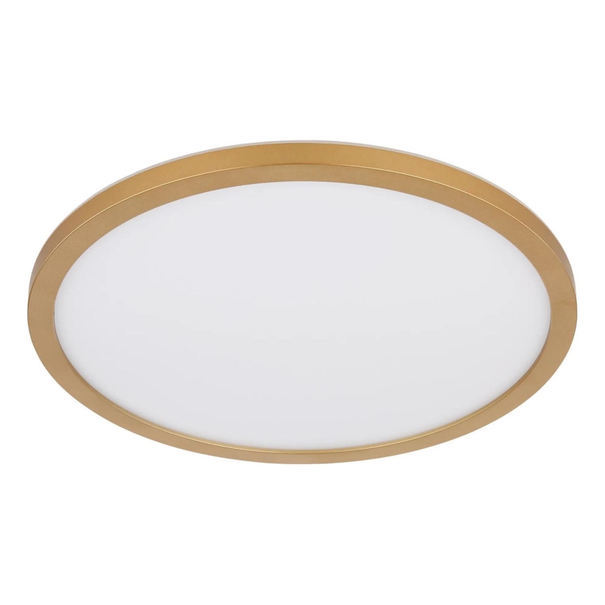 Globo - Iluminação de teto para casa de banho LED com regulação LED/24W/230V 3000K IP44 diâmetro 42 cm latão