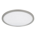 Globo - Iluminação de teto para casa de banho LED com regulação LED/24W/230V diâmetro 42 cm IP44 cromado mate