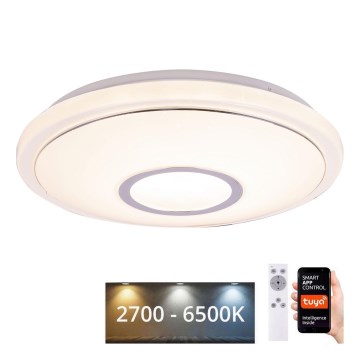 Globo - Iluminação de teto RGBW com regulação LED/16W/230V 2700-6500K WiFi Tuya + comando