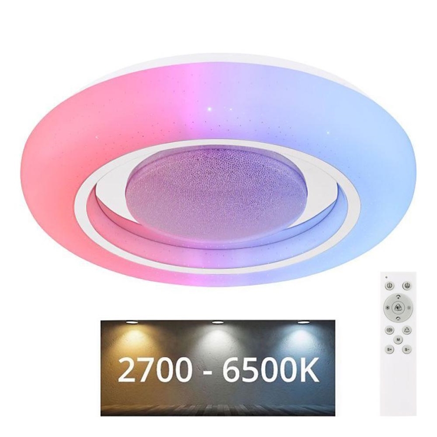 Globo - Iluminação de teto RGBW com regulação LED/18W/230V 2700-6500K + controlo remoto