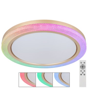 Globo - Iluminação de teto RGBW com regulação LED/20W/230V 2700-6500K + controlo remoto