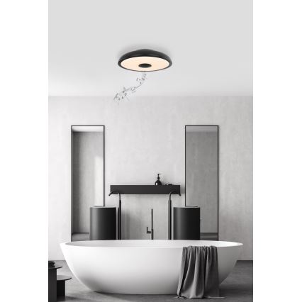 Globo - Iluminação LED RGBW para casa de banho com regulação e altifalante LED/18W/230V 3000-6500K IP44 + comando