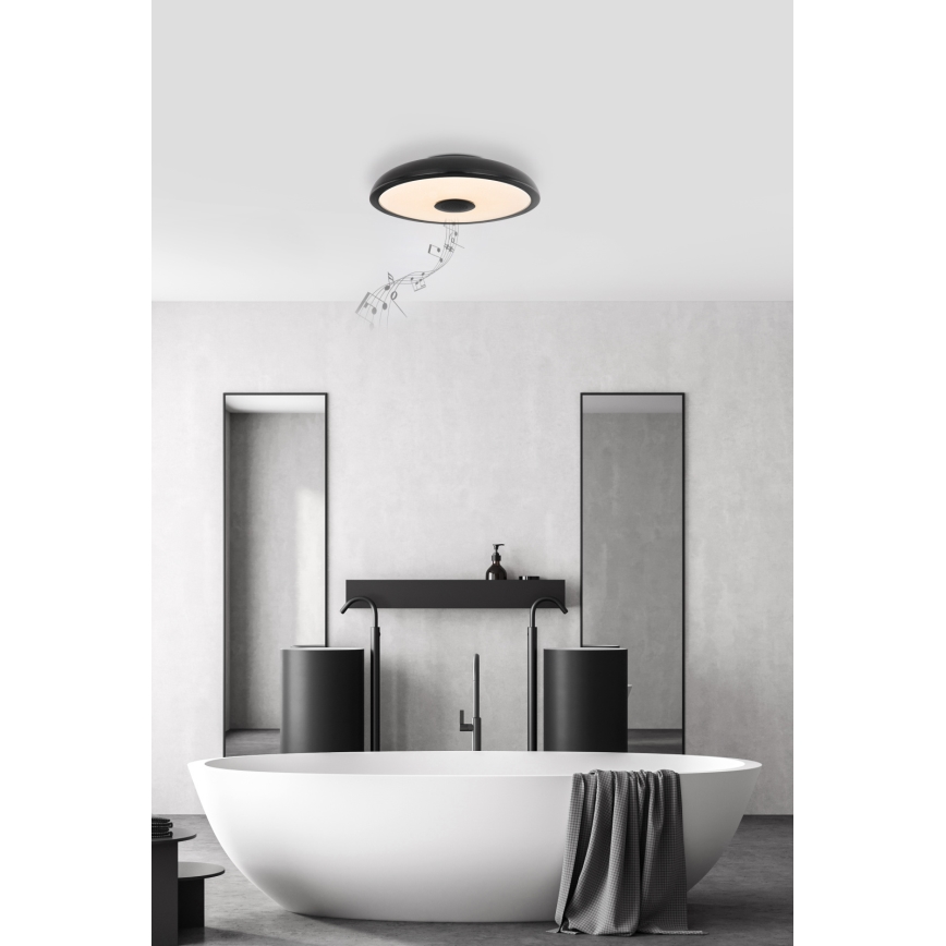 Globo - Iluminação LED RGBW para casa de banho com regulação e altifalante LED/18W/230V 3000-6500K IP44 + comando