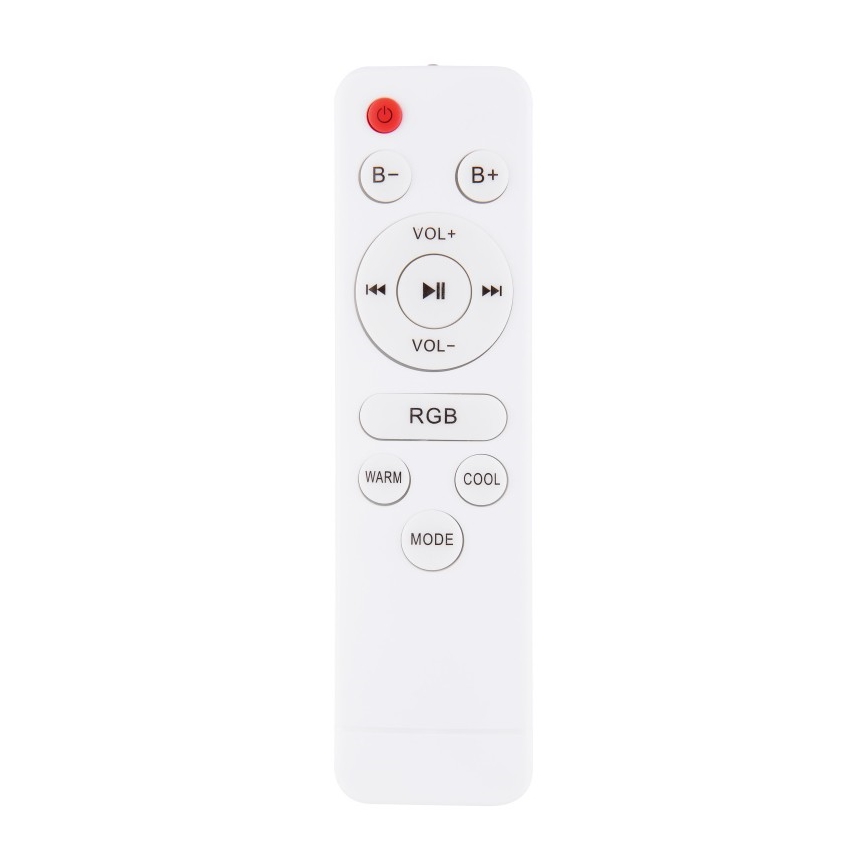 Globo - Iluminação LED RGBW para casa de banho com regulação e altifalante LED/18W/230V 3000-6500K IP44 + comando