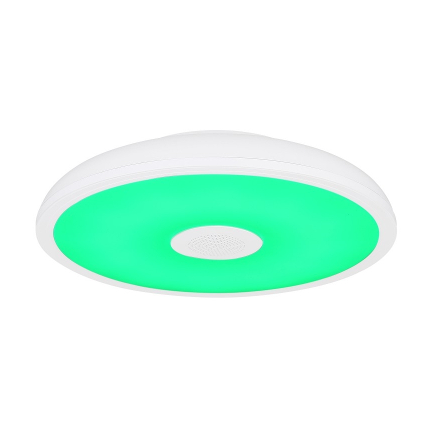 Globo - Iluminação LED RGBW para casa de banho com regulação e altifalante LED/18W/230V 3000-6500K IP44 + comando