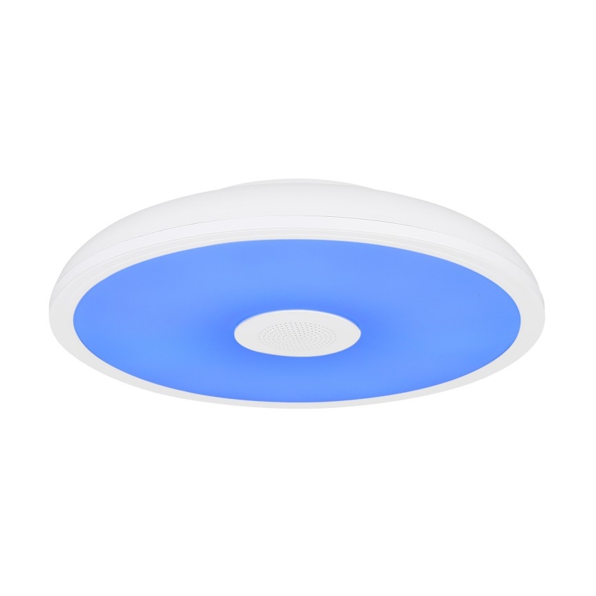 Globo - Iluminação LED RGBW para casa de banho com regulação e altifalante LED/18W/230V 3000-6500K IP44 + comando