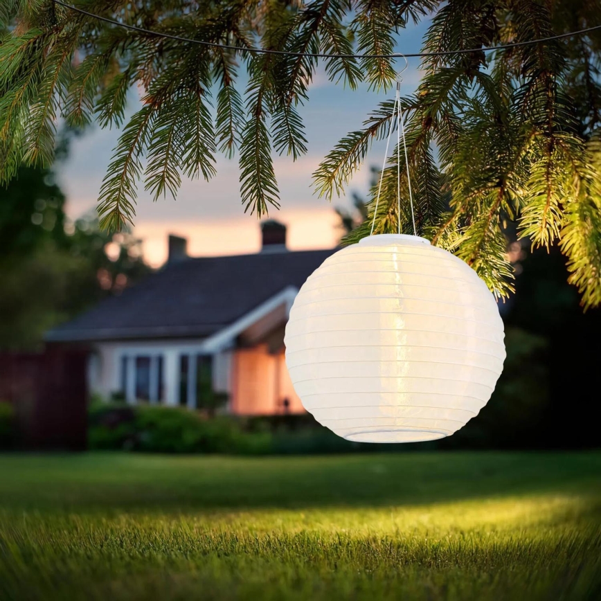 Globo - Iluminação LED suspensa solar LED/0,5W/3V IP44 branco