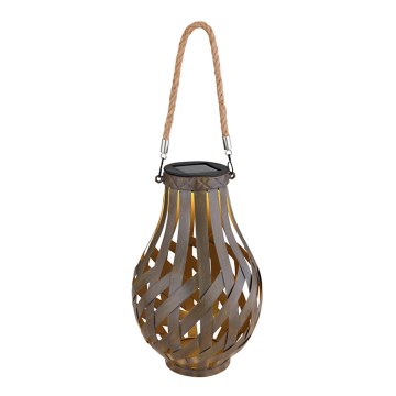 Globo - Iluminação solar LED LED/0,06W/3V IP44 bambu