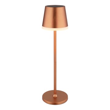 Globo - Iluminação solar LED LED/0,6W/3V 3000K IP44 cobre