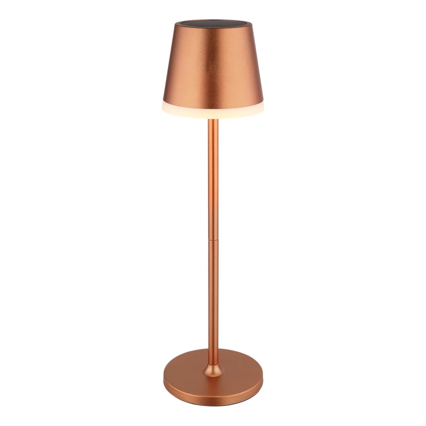 Globo - Iluminação solar LED LED/0,6W/3V 3000K IP44 cobre