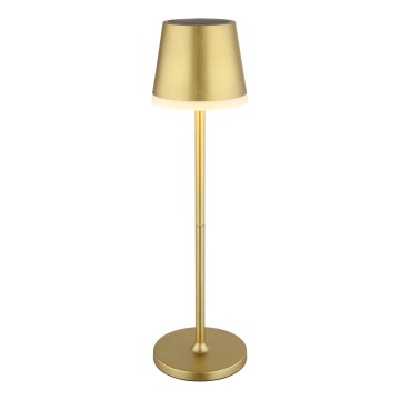 Globo - Iluminação solar LED LED/0,6W/3V 3000K IP44 dourado