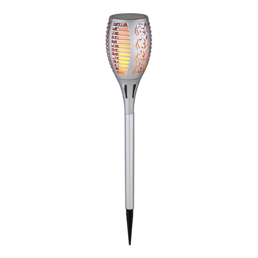 Globo - Iluminação solar LED LED/3,6W/3V 1800K IP44 cromado brilhante