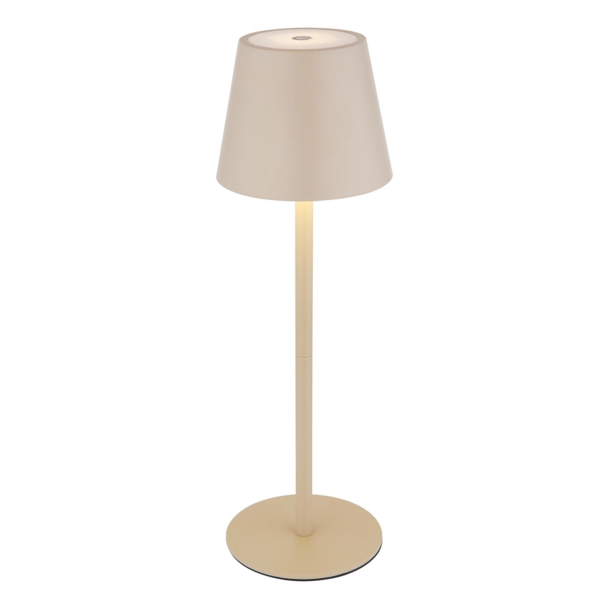 Globo - Lâmpada de mesa exterior LED recarregável com controlo tátil e regulável LED/3W/5V 3000/4000/5000K IP54 1800 mAh