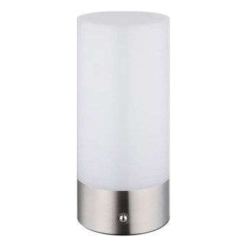 Globo - Lâmpada de mesa exterior tátil dimmável LED RGBW LED/1,8W/5V 1500 mAh IP44 cromo fosco