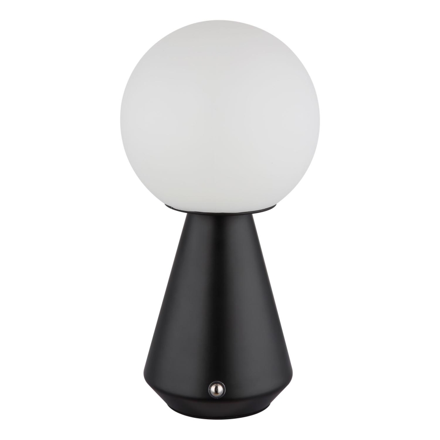 Globo - Lâmpada de mesa exterior tátil LED regulável LED/1,5W/5V 3000/4500/6500K 1800 mAh IP41 preta